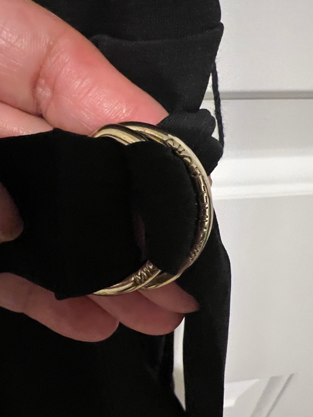 MICHAEL Michael Kors Black Jumpsuit with Gold Hardware and belt - Picture 5 of 12